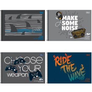 CADERNO DE DESENHO/CARTOGRAFIA UNIVERSITÁRIO MILIMETRADO D+ 96FOLHAS CAPA DURA