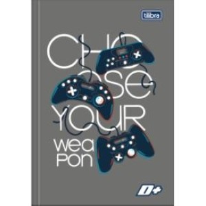 CADERNO 1/4 BROCHURA CAPA DURA 48 FOLHAS