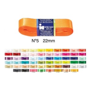 FITA DE CETIM 22MM PACOTE 10 METROS