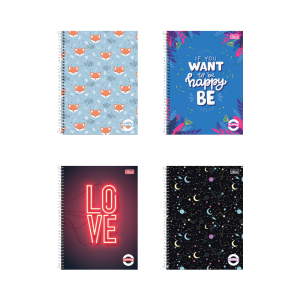 CADERNO UNIVERSITARIO  80FLS CAPA DURA PEPPER