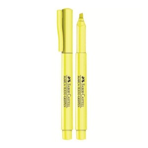 CANETA MARCA TEXTO AMARELO GRIFPEN FABER CASTELL