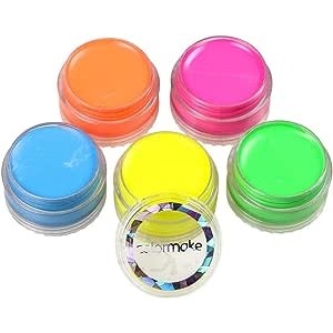 PINTURA FACIAL CREMOSA 5 CORES FLUORESCENTE