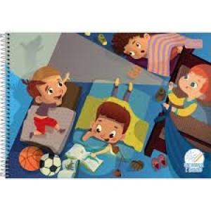 CADERNO DE DESENHO / CARTOGRAFIA 48FOLHAS CAPA DURA COLEÇÃO SAPECA