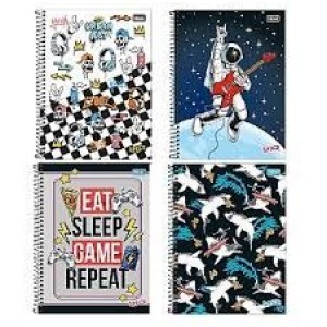 CADERNO UNIV. 16 MATÉRIAS 256 FOLHAS TILIBRA