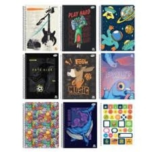 CADERNO UNIVERSITÁRIO 1X1 96FOLHAS CAPA DURA SD SÃO DOMINGOS