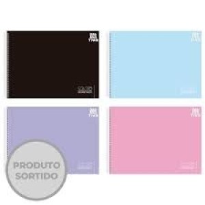 CADERNO DE DESENHO/CARTOGRAFIA UNIVERSITÁRIO MILIMETRADO  60FLS CD